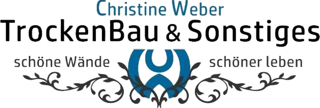 Logo: Christine Weber TrockenBau & Sonstiges, schöne Wände schöner leben